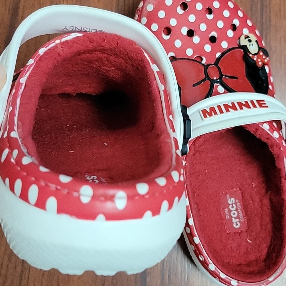 Crocs Disney Minnie Mouse Girls Clog Sz J2